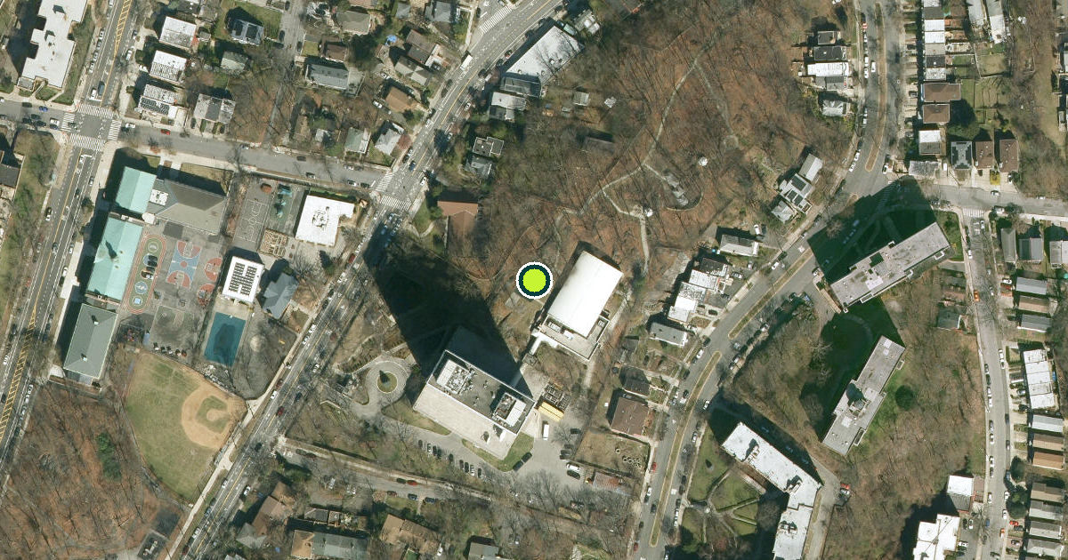 Satellite view of Bronx County Pickleball Courts