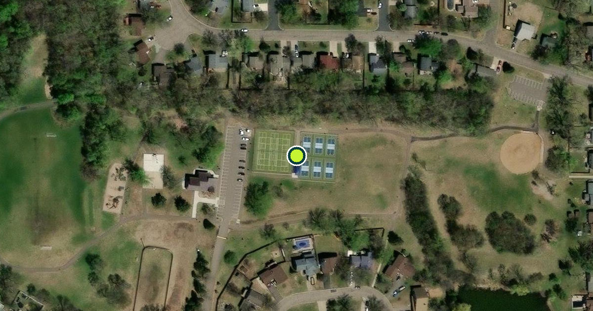 Satellite view of Brooklyn Park Pickleball Courts