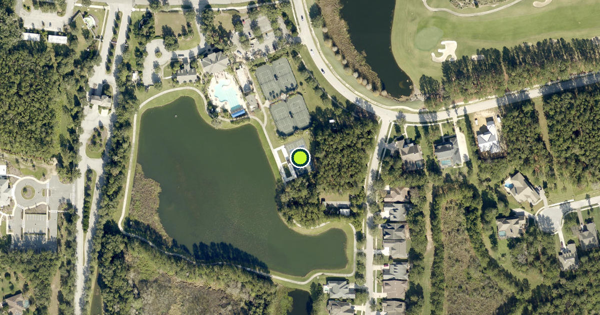 Satellite view of Brooksville Pickleball Courts