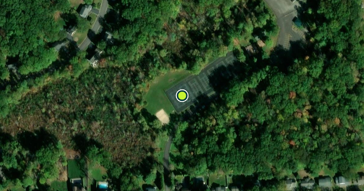 Satellite view of Broome County Pickleball Courts