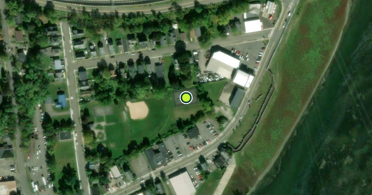 Satellite view of Broome County Pickleball Courts