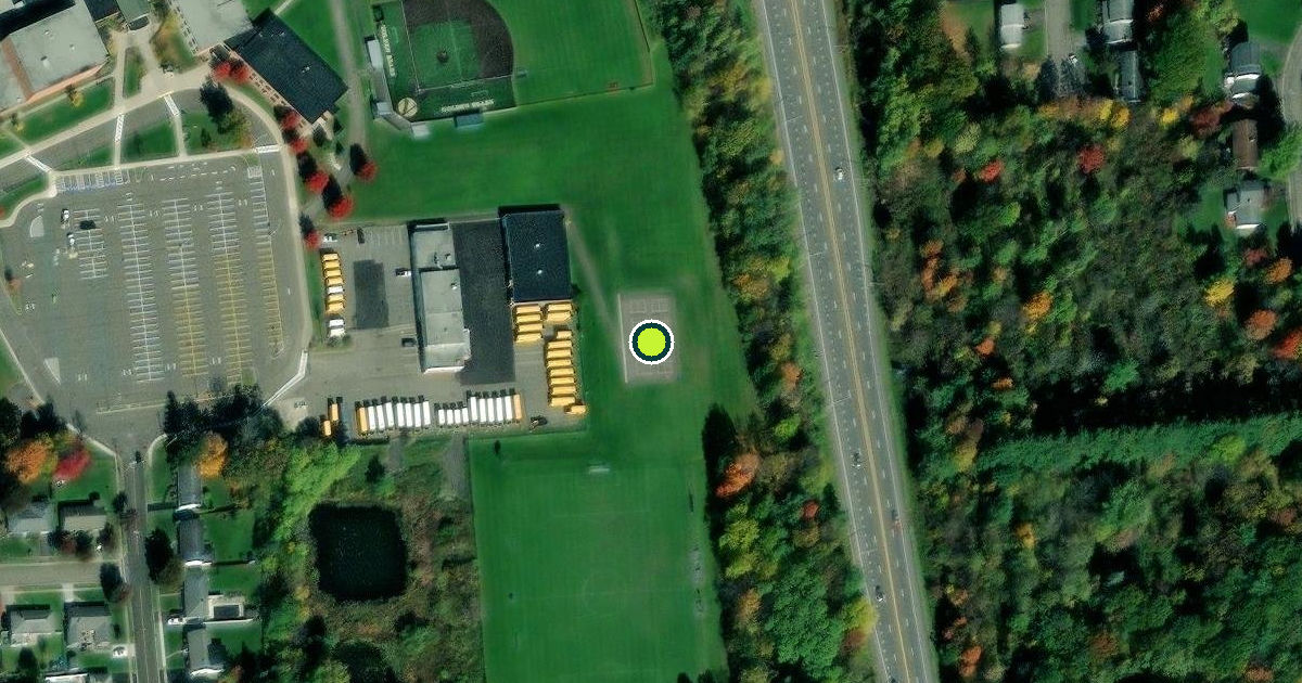 Satellite view of Broome County Pickleball Courts