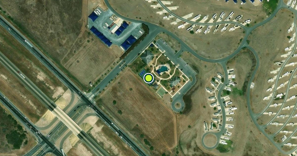 Satellite view of Brownsville Pickleball Courts