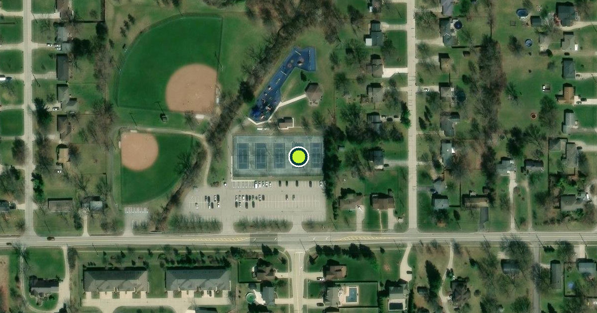 Satellite view of Brunswick Pickleball Courts