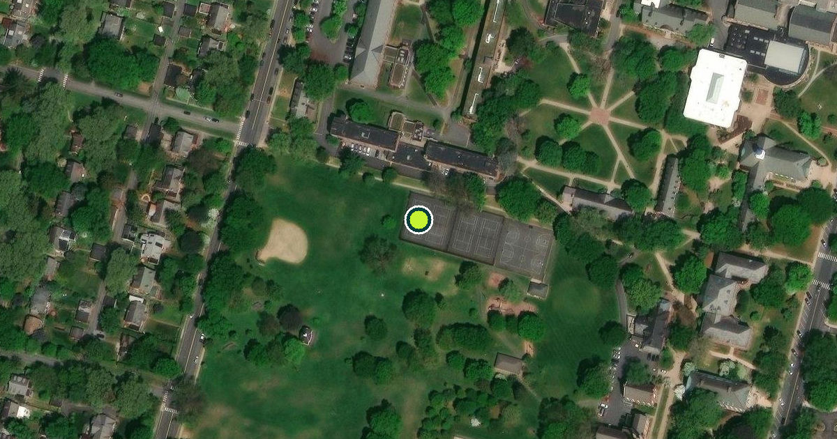 Satellite view of Buchanan Park Pickleball Courts