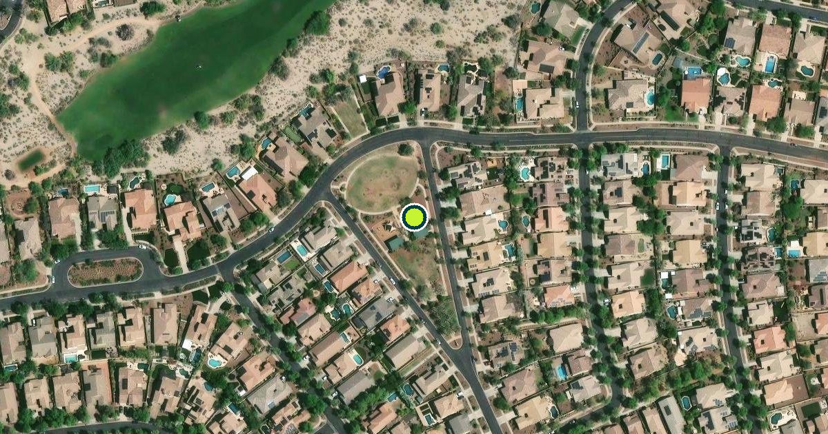 Satellite view of Buckeye Pickleball Courts
