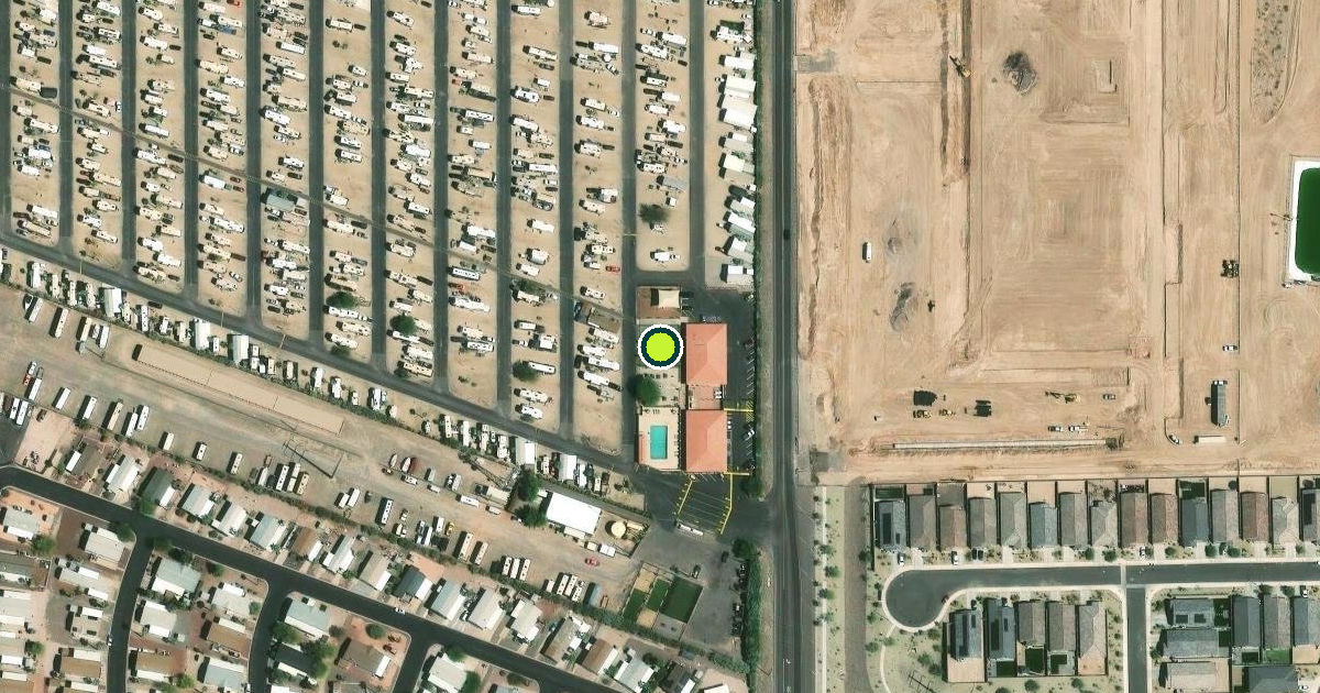 Satellite view of Buckeye Pickleball Courts