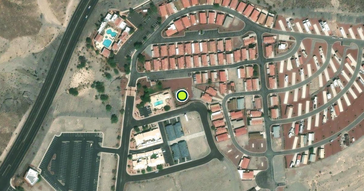 Satellite view of Bullhead City Pickleball Courts