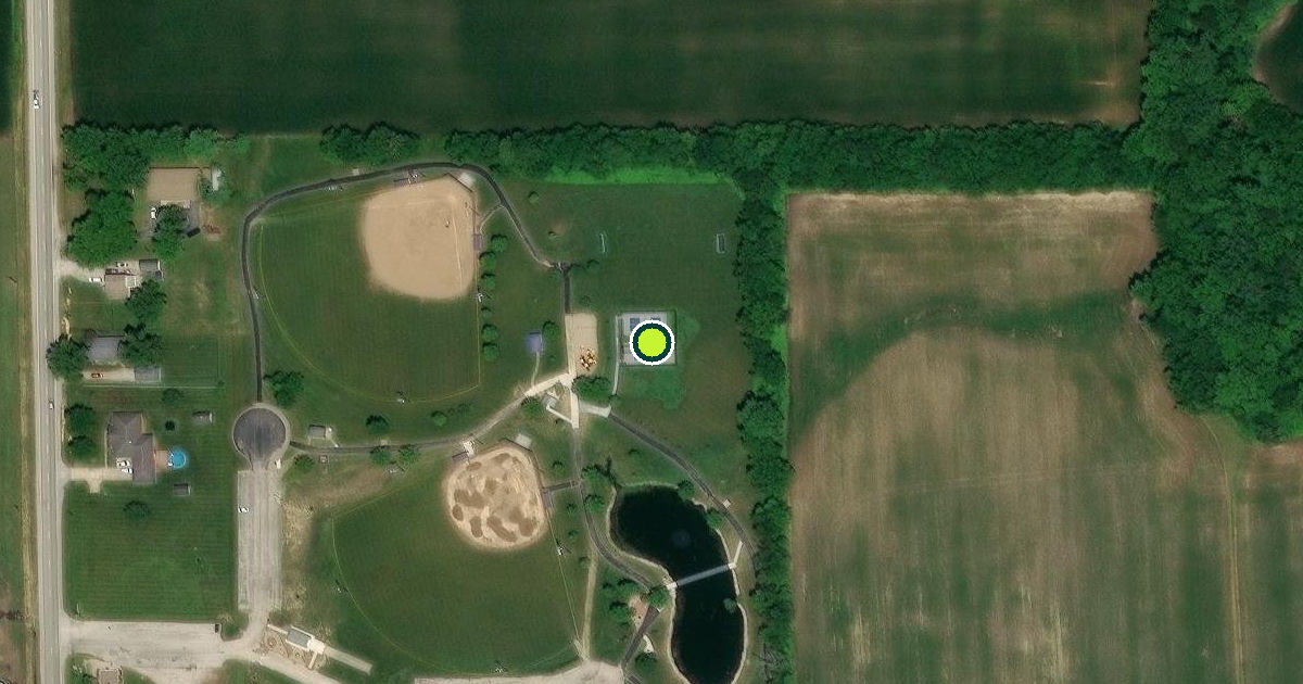 Satellite view of Bunker Hill Pickleball Courts