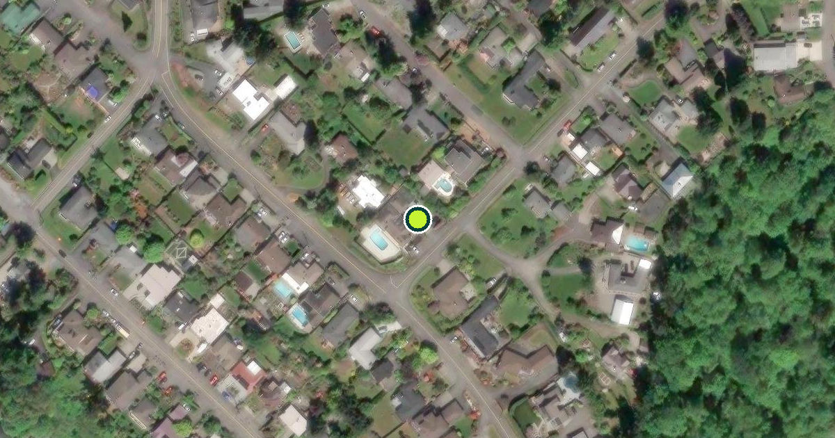 Satellite view of Burien Pickleball Courts