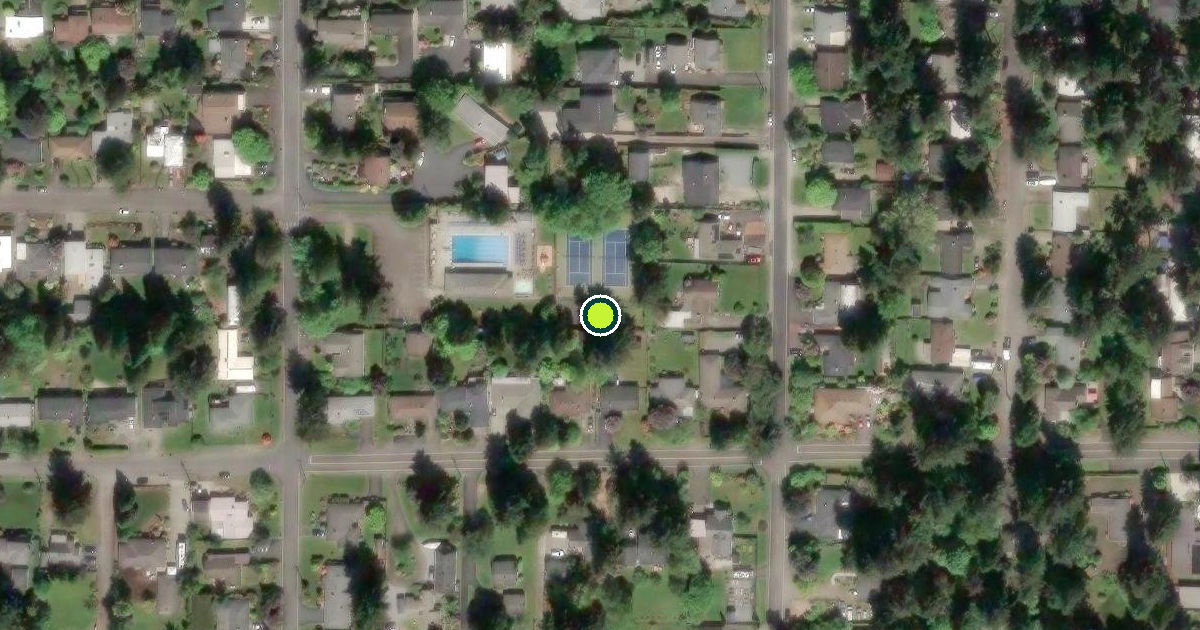 Satellite view of Burien Pickleball Courts
