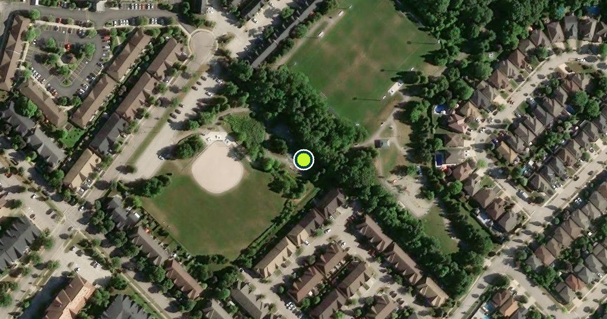 Satellite view of Burlington Pickleball Courts