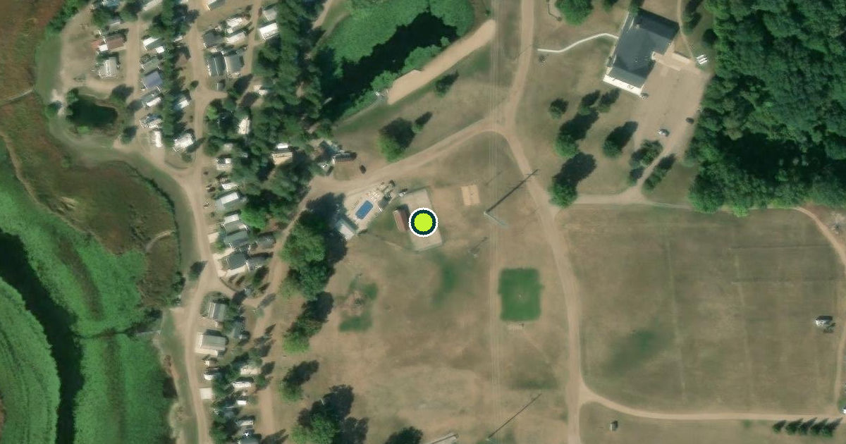 Satellite view of Burlington Township Pickleball Courts
