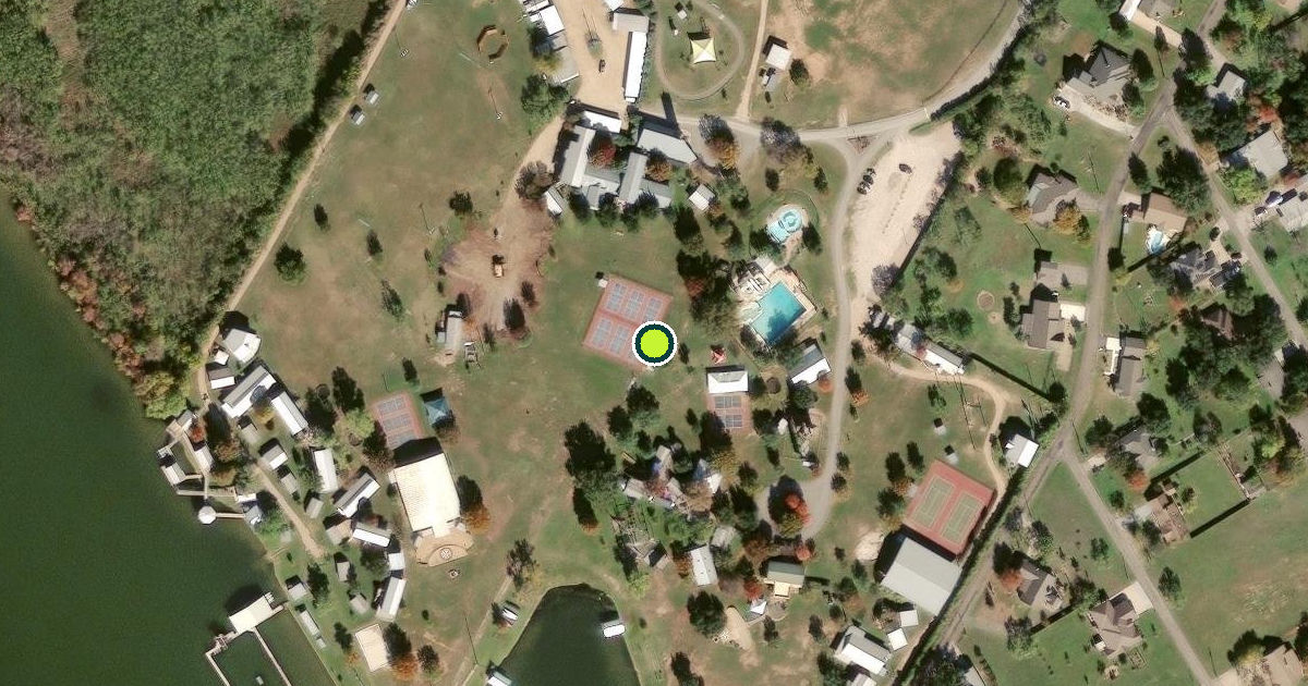 Satellite view of Burnet County Pickleball Courts