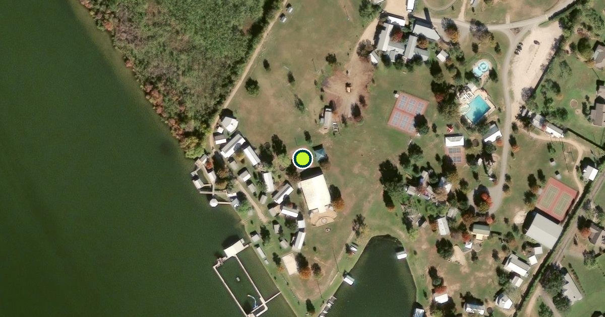 Satellite view of Burnet County Pickleball Courts