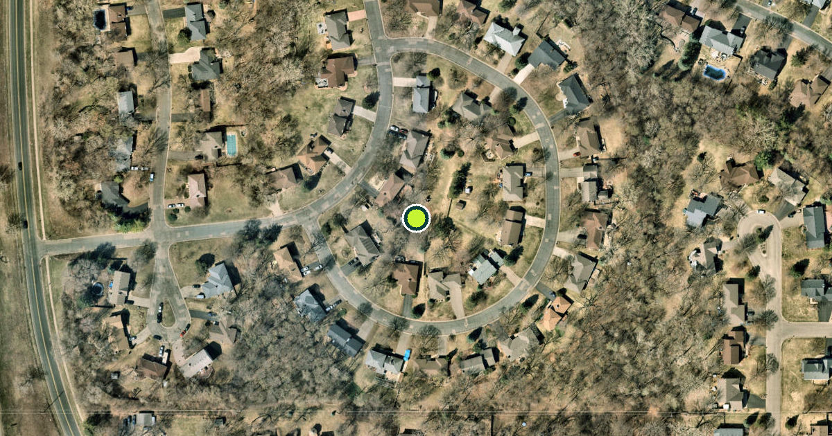 Satellite view of Burnsville Pickleball Courts
