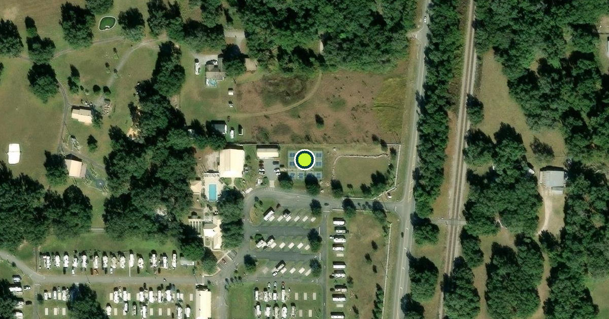 Satellite view of Bushnell Pickleball Courts