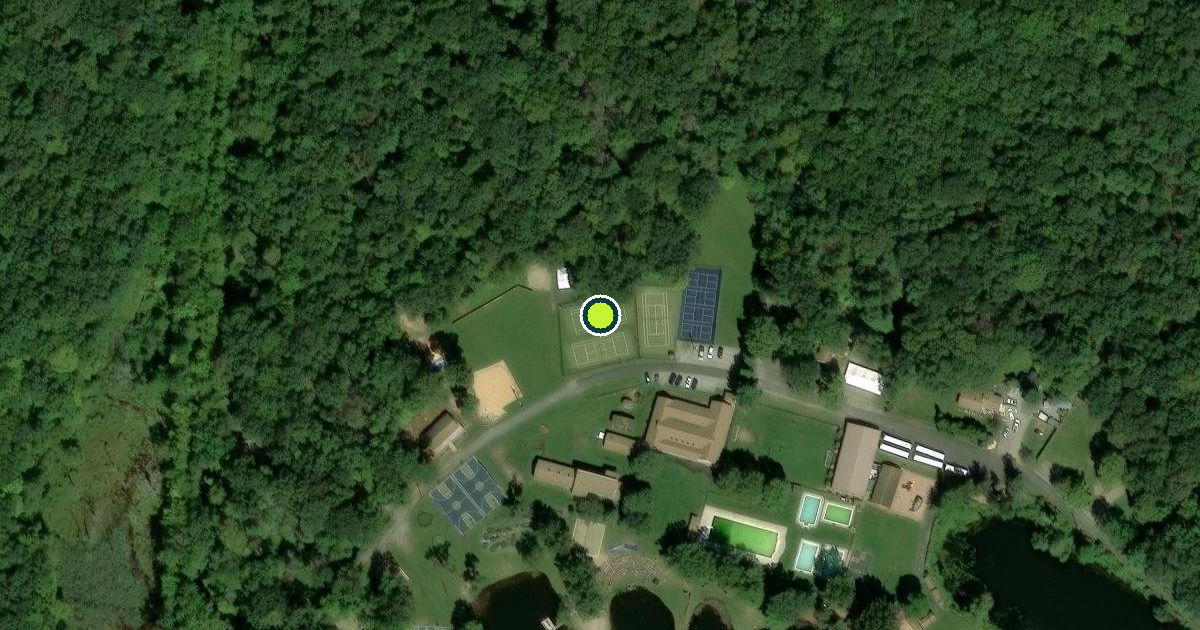 Satellite view of Byram Township Pickleball Courts