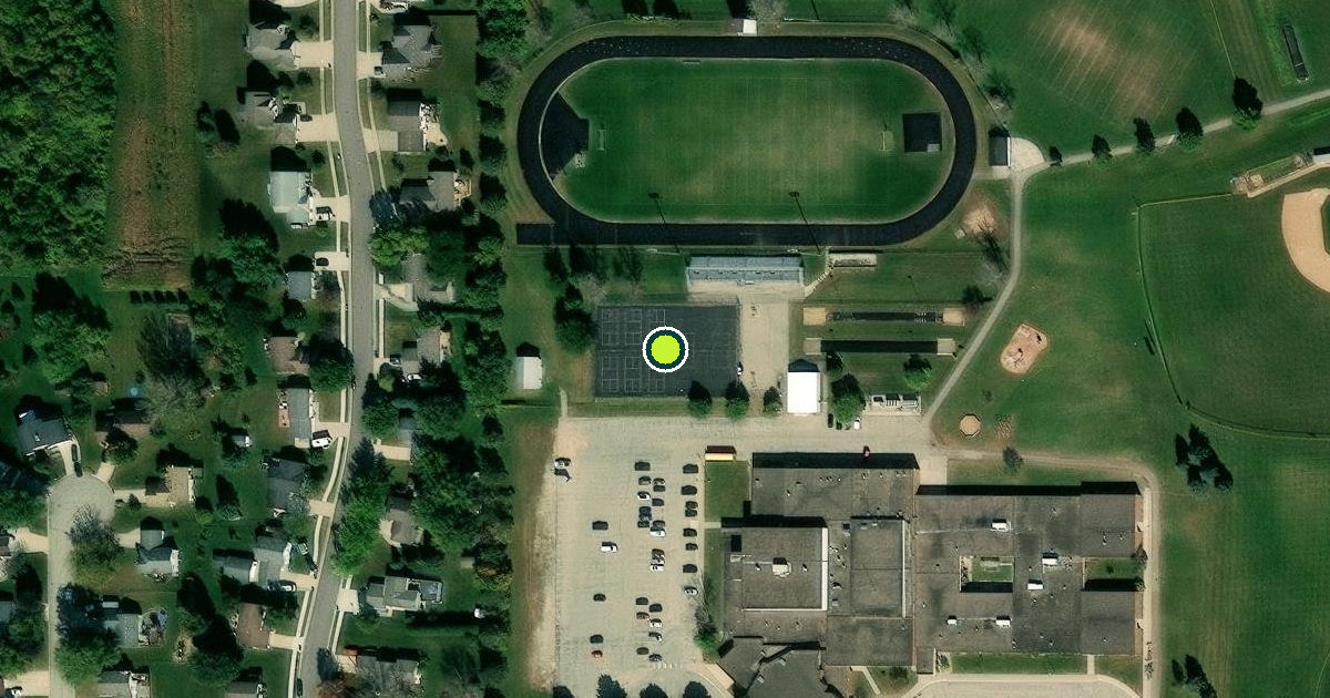 Satellite view of Byron Pickleball Courts