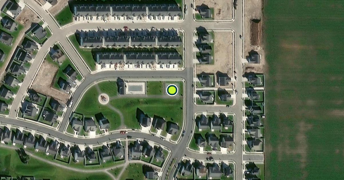 Satellite view of Cache County Pickleball Courts