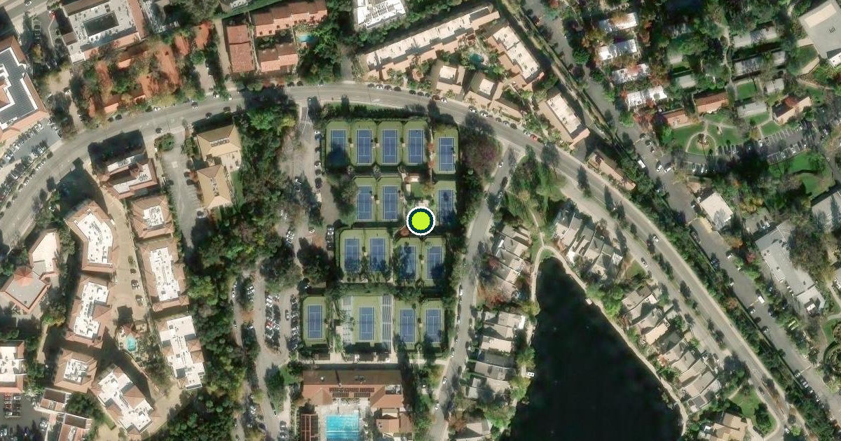 Satellite view of Calabasas Pickleball Courts