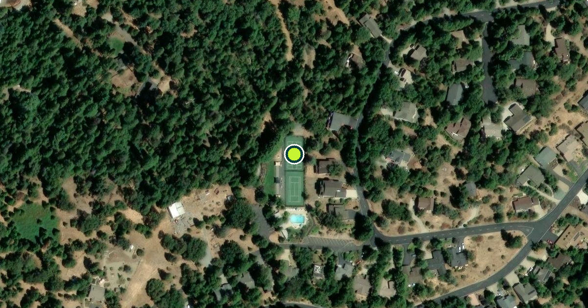 Satellite view of Calaveras County Pickleball Courts