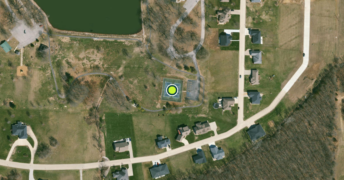 Satellite view of California Pickleball Courts