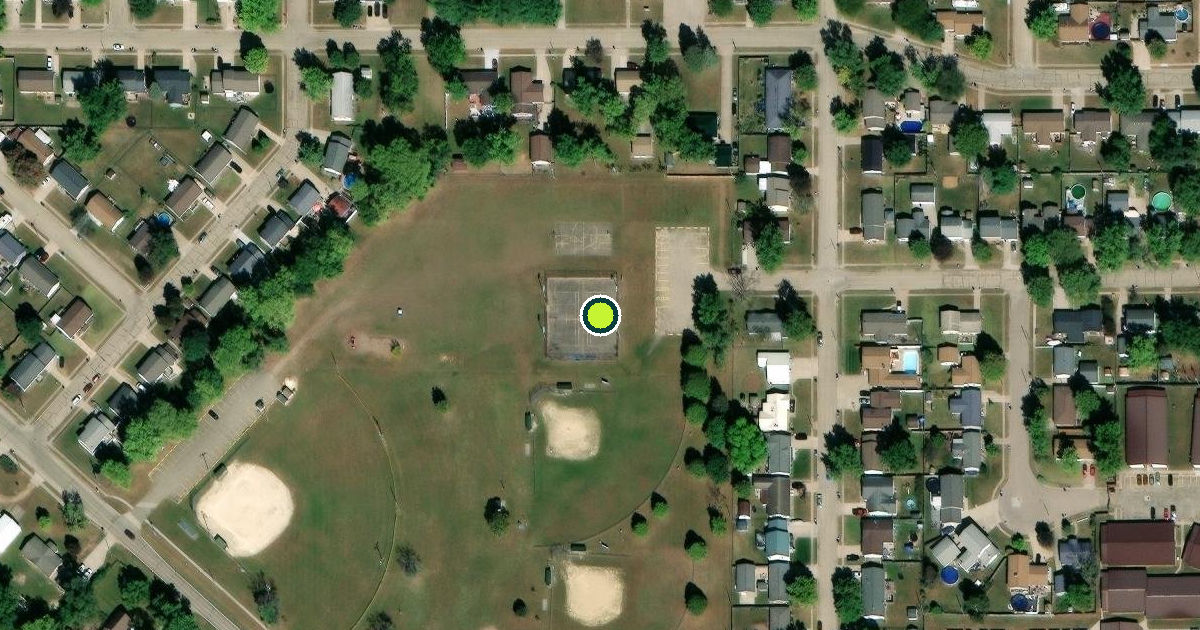Satellite view of Camanche Pickleball Courts