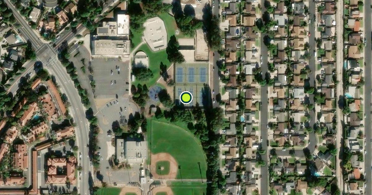 Satellite view of Camarillo Pickleball Courts