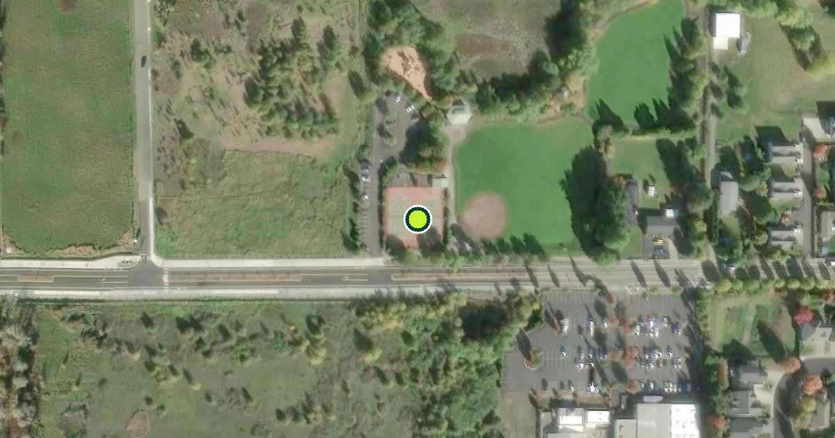 Satellite view of Camas Pickleball Courts