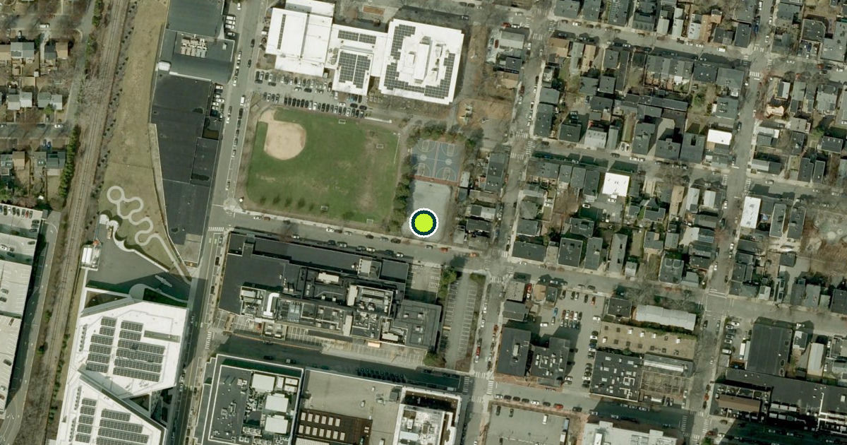 Satellite view of Cambridge Pickleball Courts