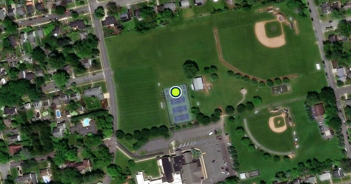 Satellite view of Camp Hill Pickleball Courts