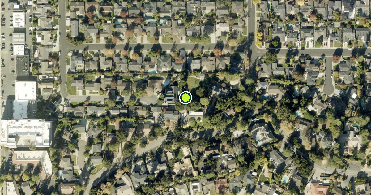 Satellite view of Campbell Pickleball Courts
