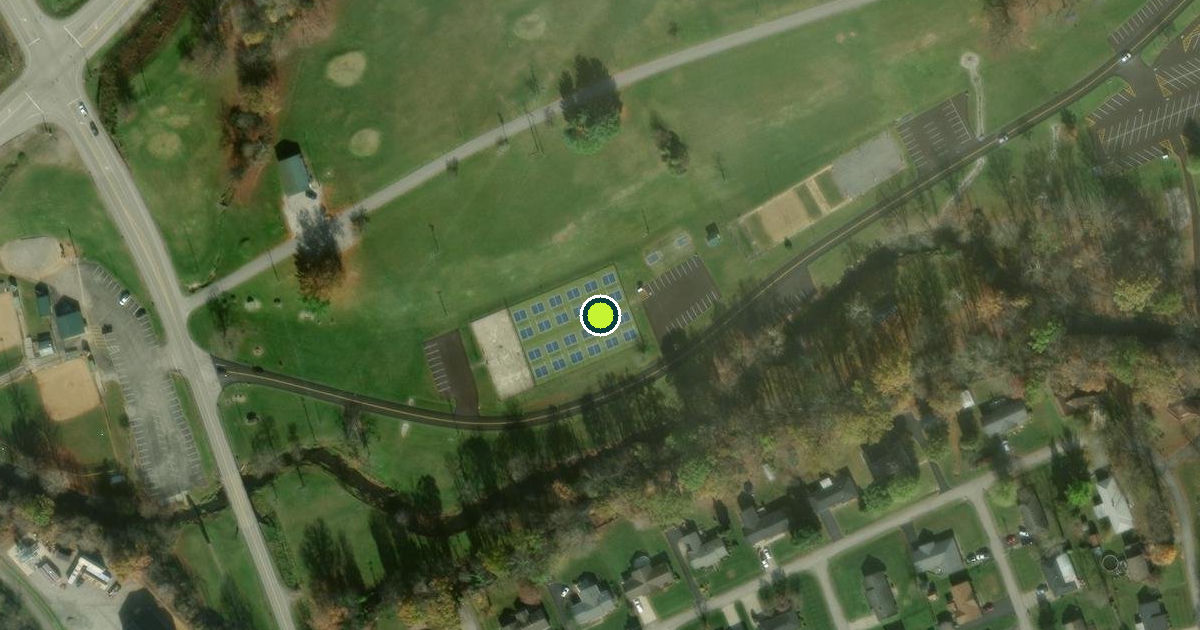 Satellite view of Campbellsville Pickleball Courts
