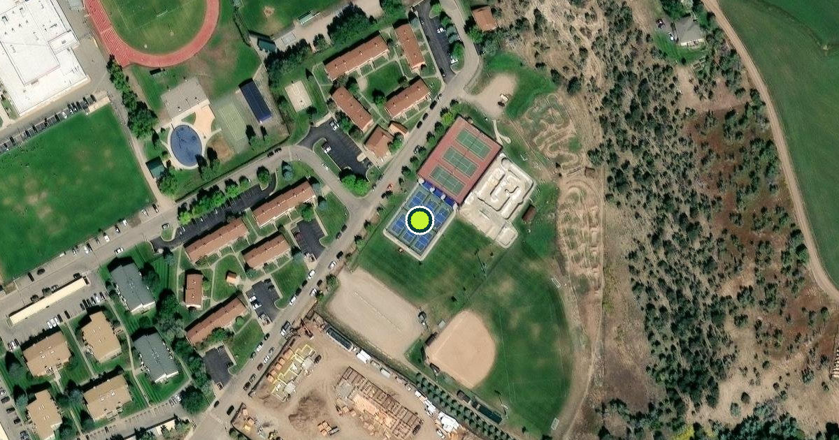 Satellite view of Carbondale Pickleball Courts