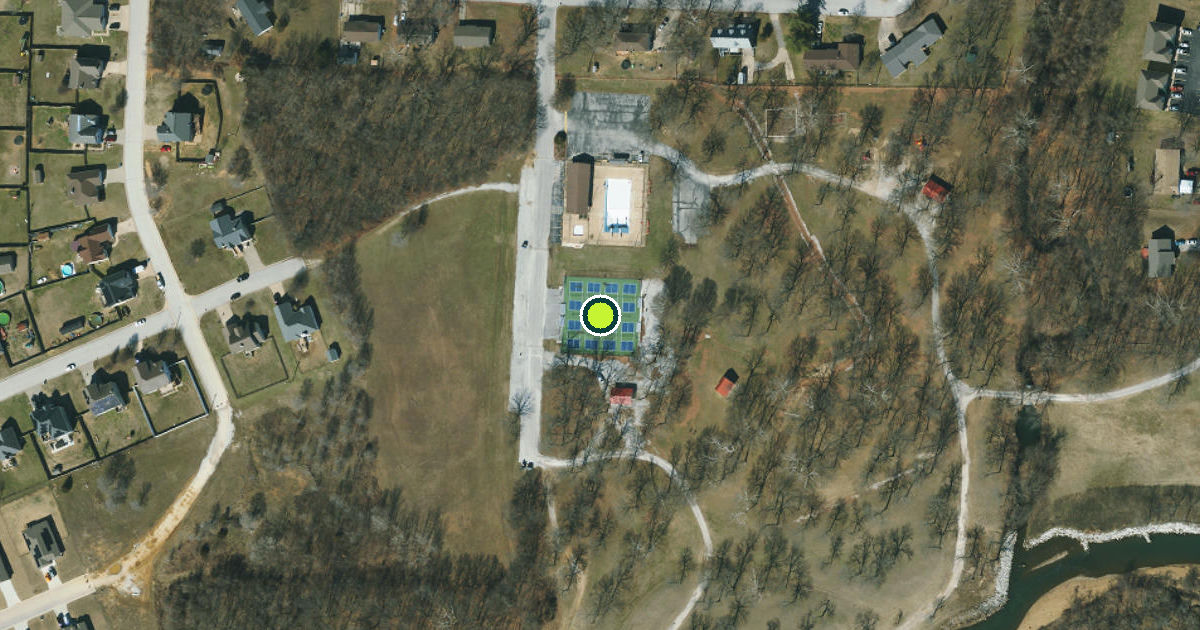 Satellite view of Carl Junction Pickleball Courts