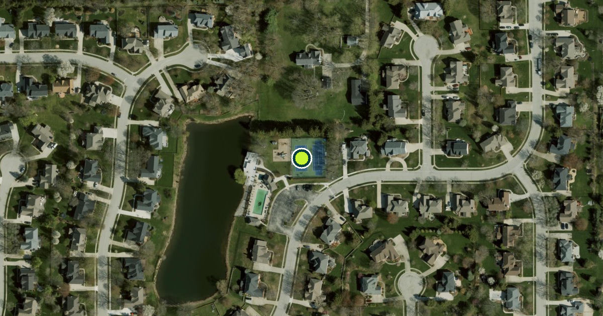 Satellite view of Carmel Pickleball Courts