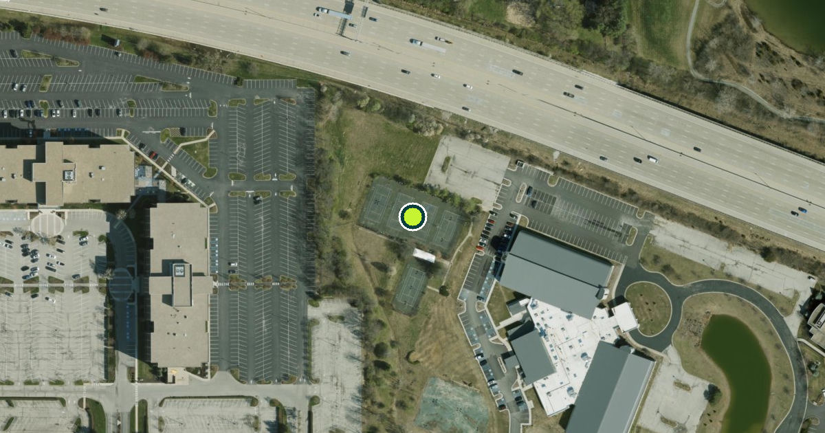 Satellite view of Carmel Pickleball Courts