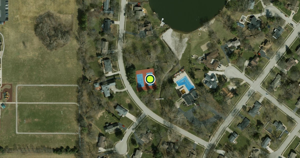 Satellite view of Carmel Pickleball Courts