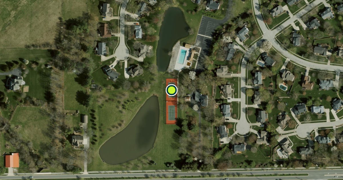 Satellite view of Carmel Pickleball Courts
