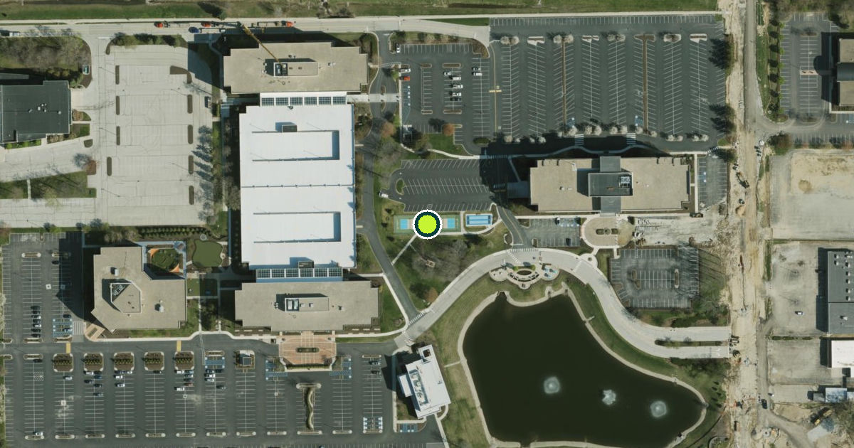 Satellite view of Carmel Pickleball Courts