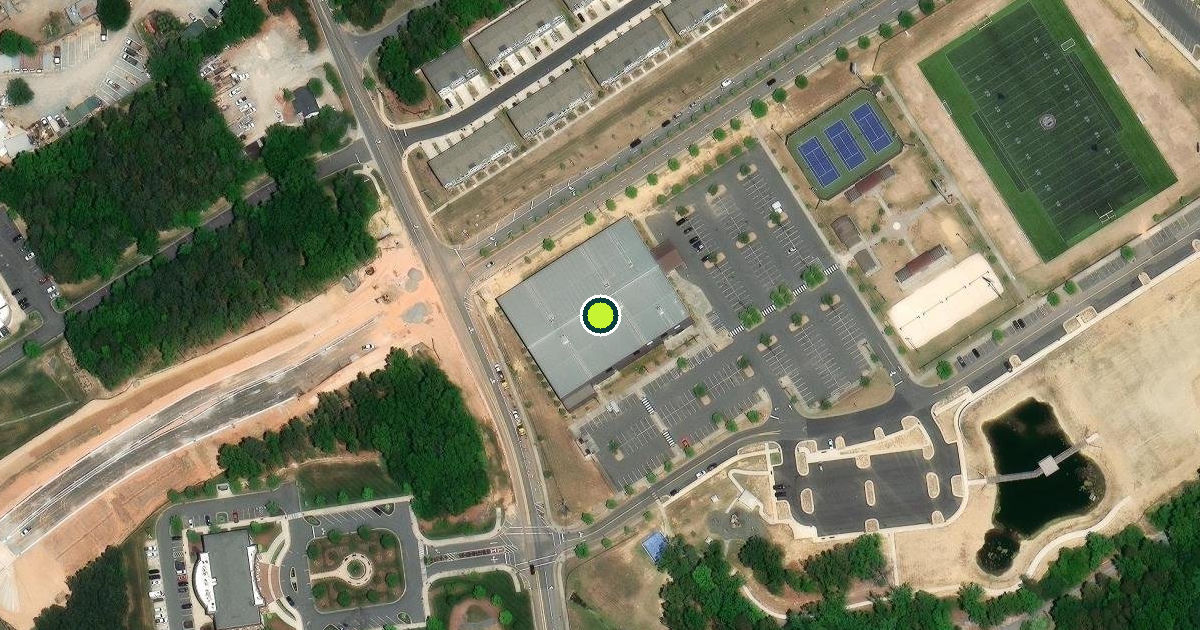 Satellite view of Carolina Courts Indian Trail
