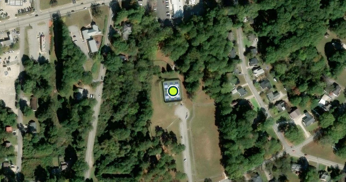 Satellite view of Carrollton Pickleball Courts