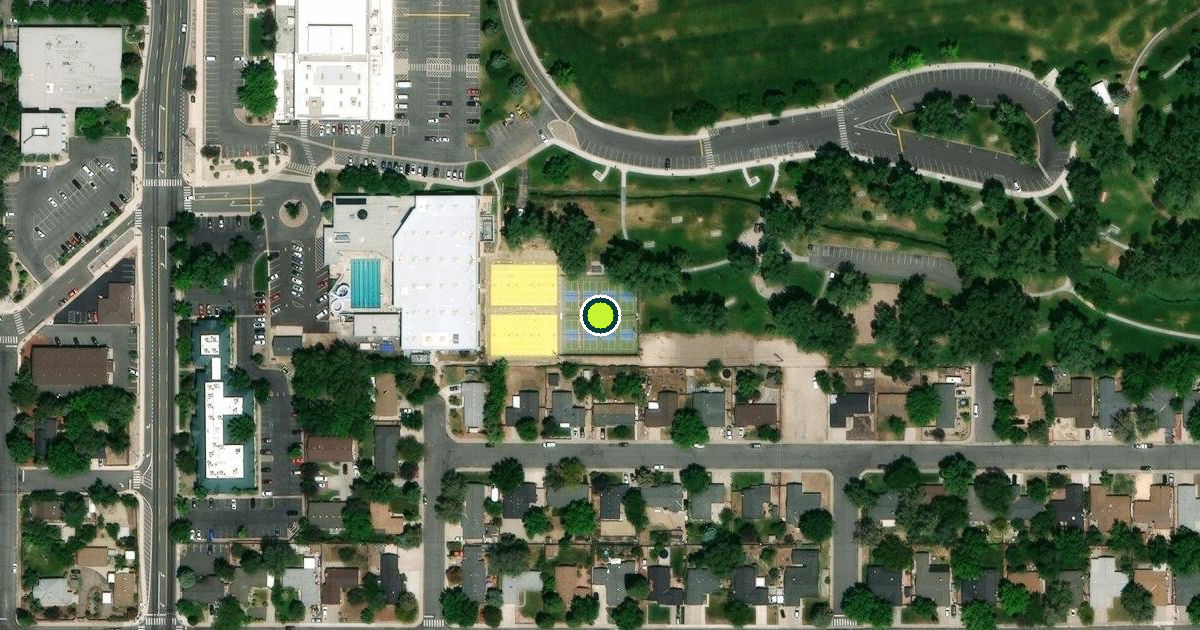 Satellite view of Carson City Pickleball Courts
