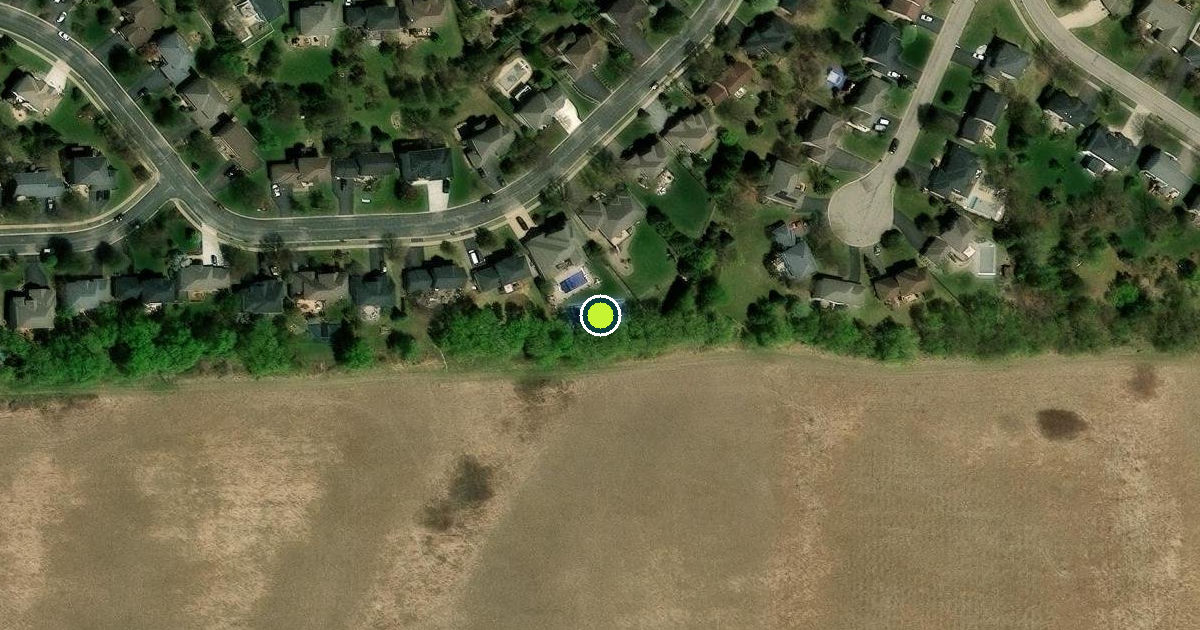 Satellite view of Carver Pickleball Courts