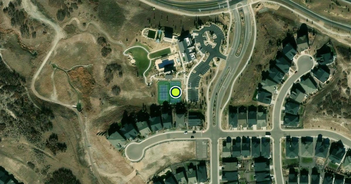 Satellite view of Castle Rock Pickleball Courts