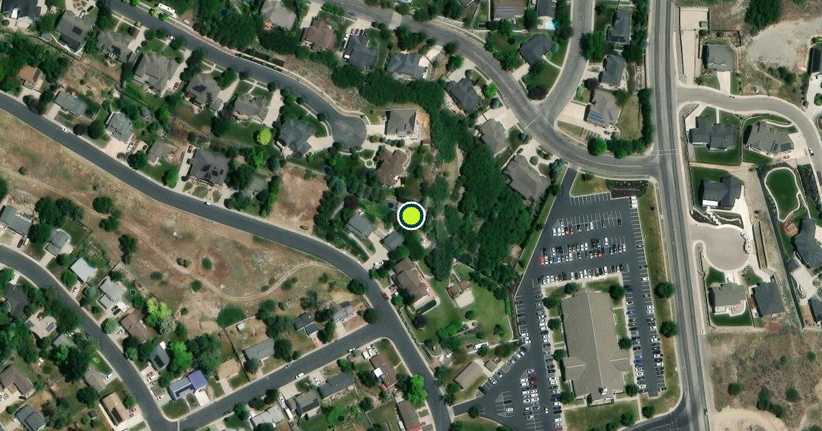 Satellite view of Cedar Hills Pickleball Courts