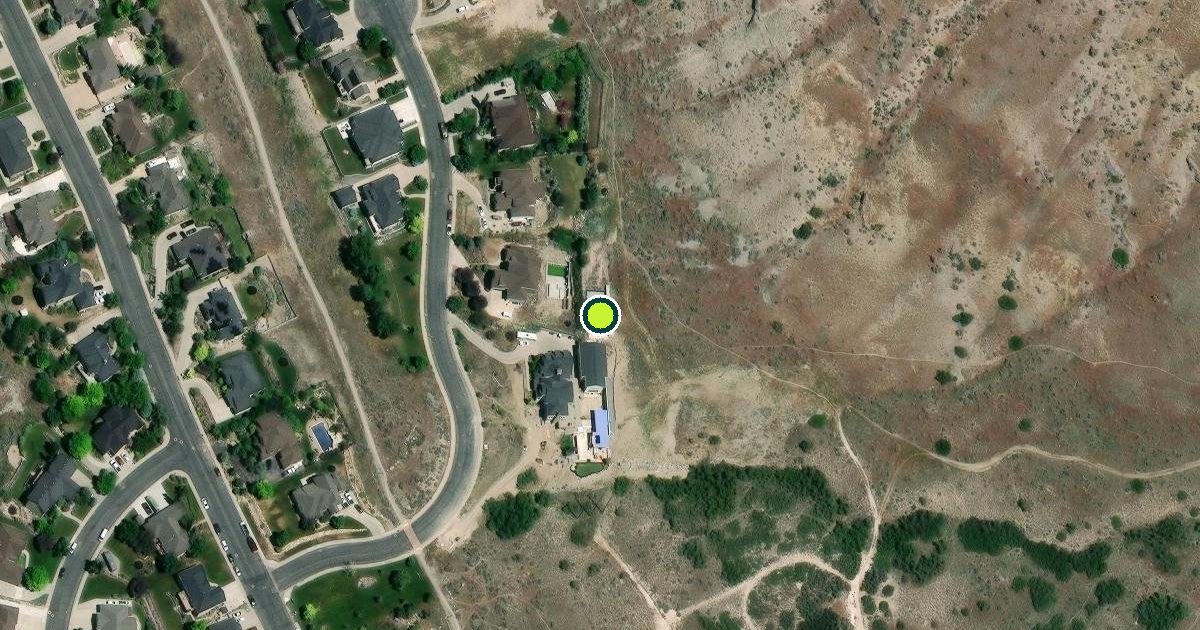 Satellite view of Cedar Hills Pickleball Courts