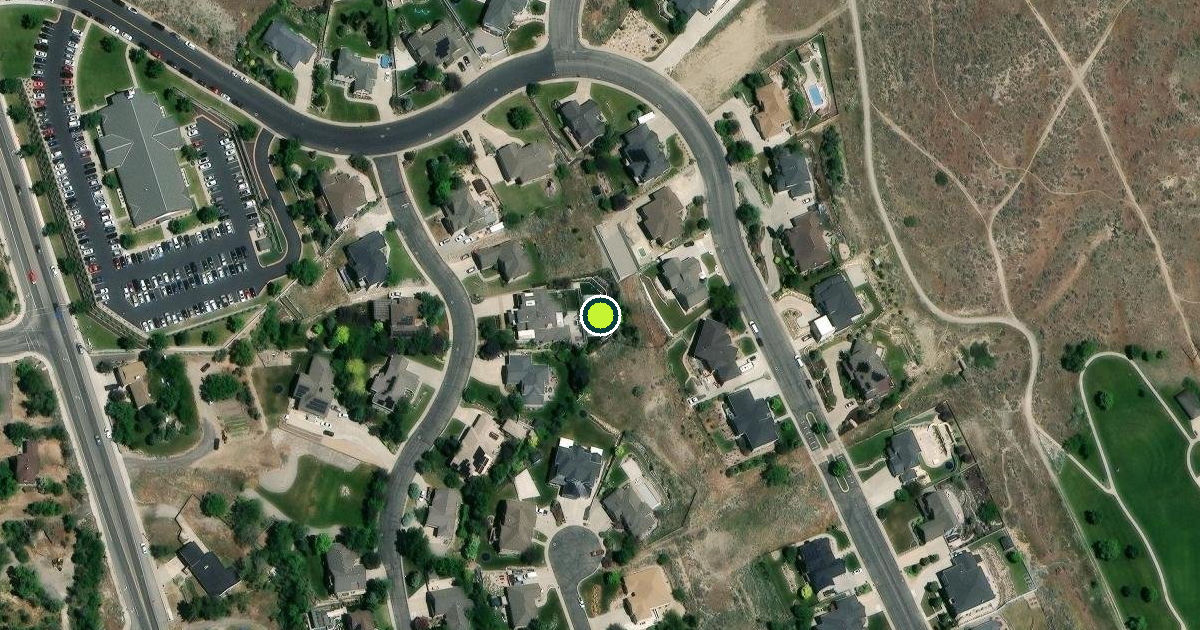 Satellite view of Cedar Hills Pickleball Courts