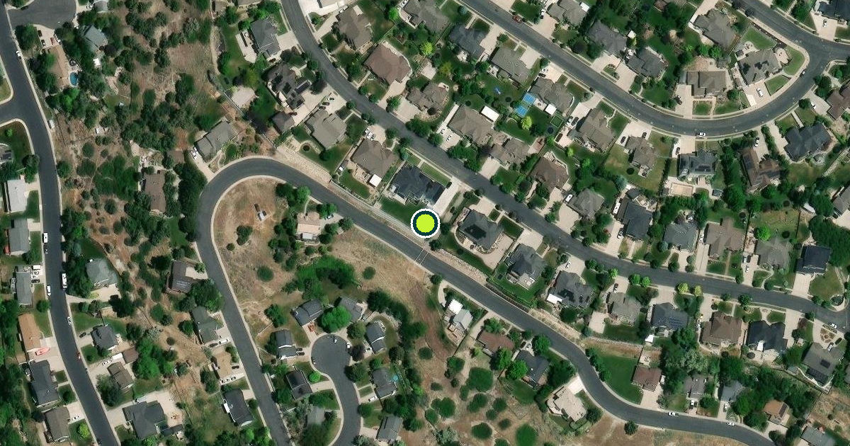 Satellite view of Cedar Hills Pickleball Courts